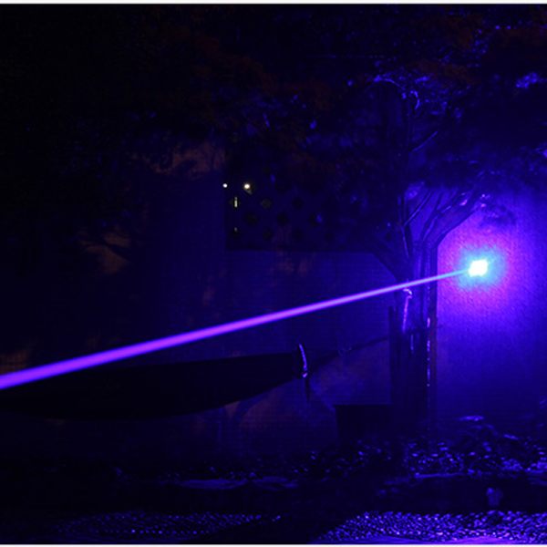 50mW Purple Beam 6 in 1 Laser Pointer Bright 405nm Blue-Violet Starry