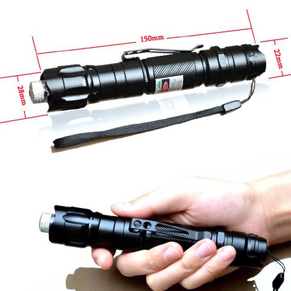 Handheld 80mW Laser Flashlight